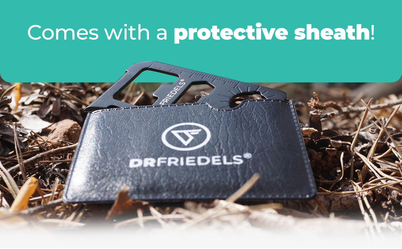 Comes with a protective sheath