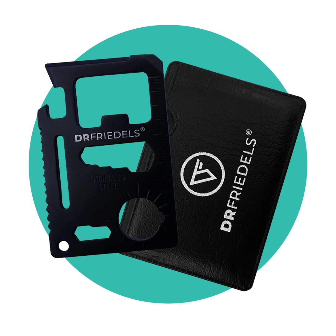 DRFRIEDELS 11-in-1 Multi-Card wallet tool